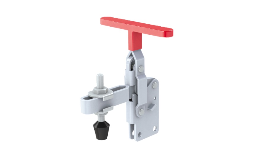 Toggle Clamp - Vertical Handle - U-Shaped Arm (Straight Base) T-Handle, GH-12290 