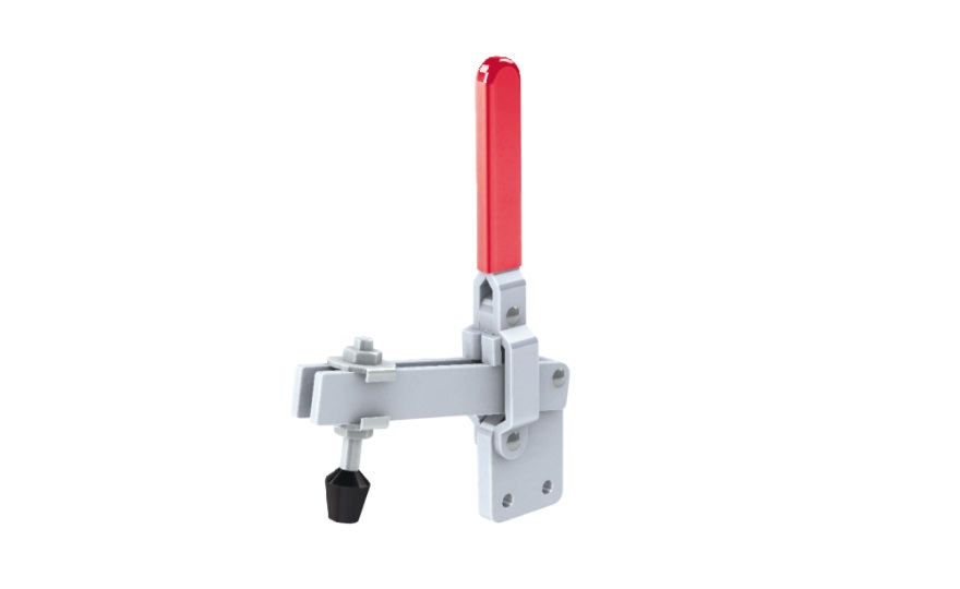 Toggle Clamp - Vertical Handle - Open Bar (Straight Base) GH-12310 