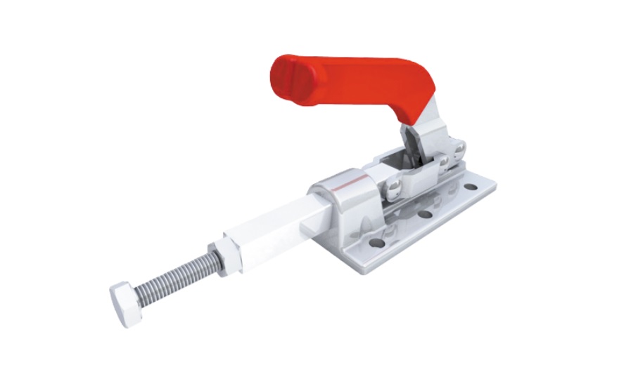 Toggle Clamp - Push-Pull - Flanged Base, Stroke 41.3 mm, Straight Handle, GH-30608M