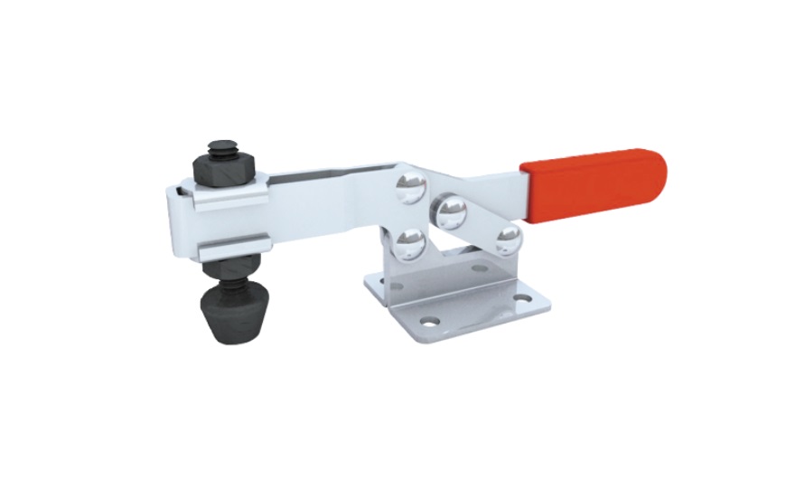 Toggle Clamp - Horizontal - Slotted Arm (Flanged Base) GH-204-GB 