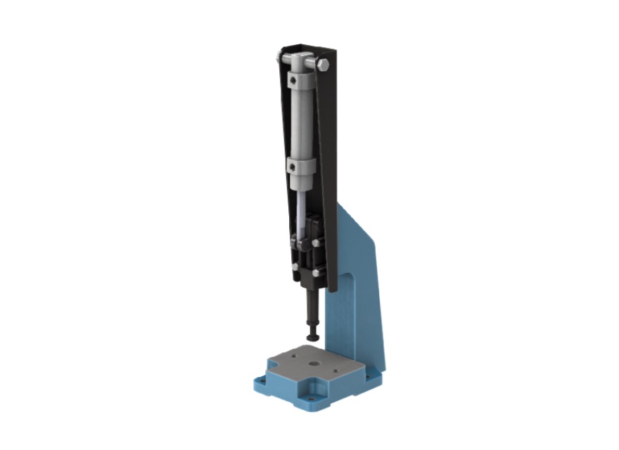 Pneumatic Clamp with Straight Base, GH-30600PR-A 