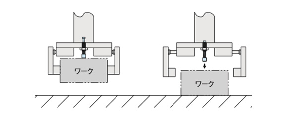 Workpiece payout on handling equipment