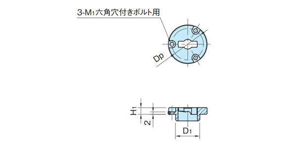 Dimensional drawing of cam case