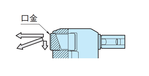 Image of tip of jaw