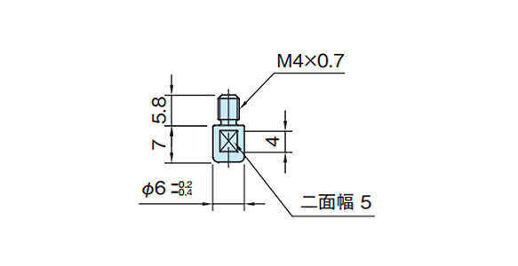 QCMA0612-M4 dimensional drawing