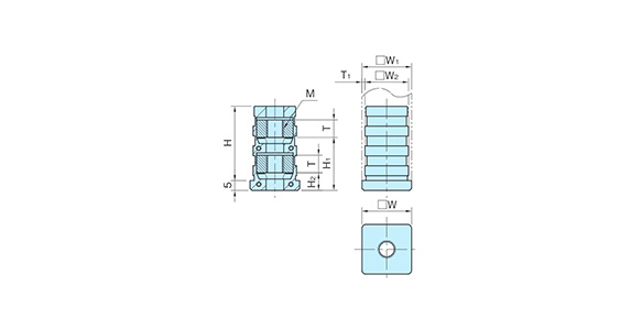 NDEQ20/NDEQ30A/ NDEQ25/ NDEQ30B outline drawings