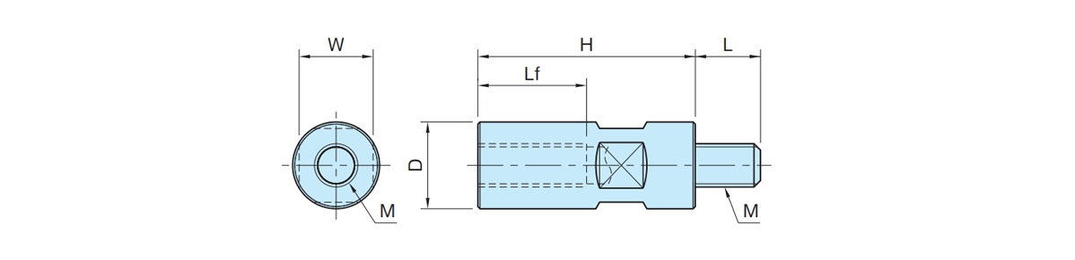 Dimensional drawing of Joint Bar (Slim Type) (BJ601)