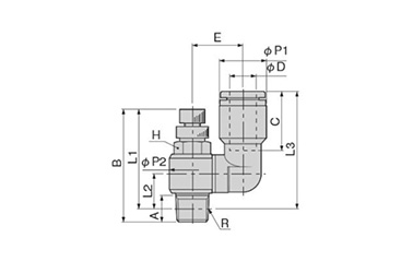 Dimensional drawing of SSC