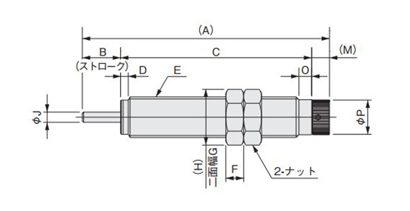 Adjustable Linear Orifice Shock Absorber KSHP Series | KOGANEI