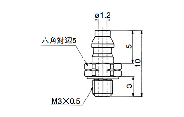 Barb Fitting For Polyurethane Tube, 10-M-3AU-3, -4: related images