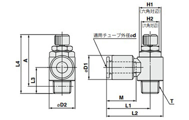 Flame-Resistant (Equivalent To UL-94 Standard V-0) Speed Controller With One-Touch Fittings, Elbow Type, AS Series: related images