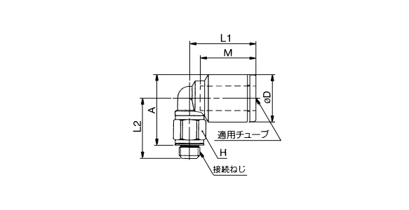 Male Elbow: KGL outline drawing (M5) 