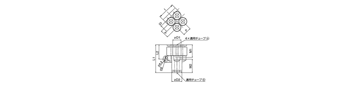 Different Diameter Double Union 