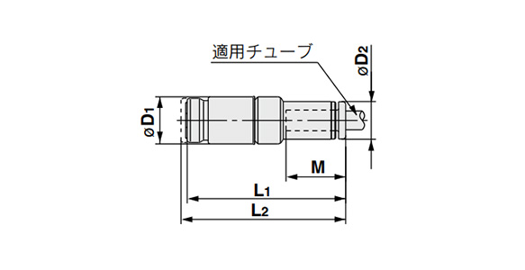 S Coupler KK　Socket (S) Straight Type With One-Touch Fitting: related images
