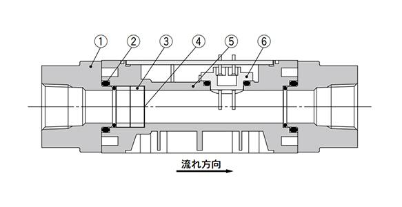 Structural drawing of PF2A711/721/751 / PF2A511/521/551