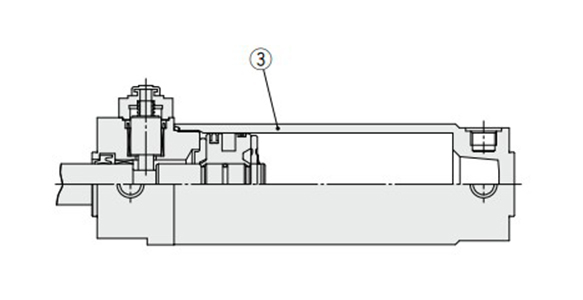 Rod-end lock structural drawing