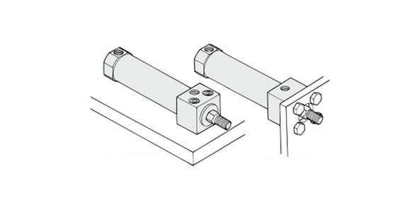 2 types of installation that can be chosen to suit the application. Base mounting type / Front mounting type 