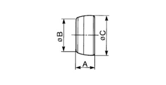 Short Type Shock Absorber RBQ Series Damper dimensional drawing