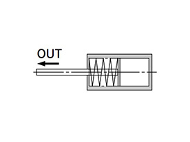 Spring in loaded condition: When the spring is contracted by applying air