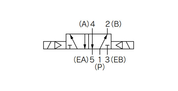 2-position double solenoid connection drawing