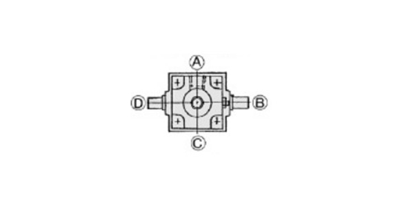 Symbol for center trunnion type mounting bracket