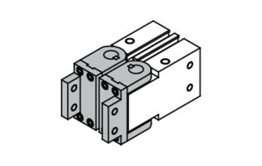 Finger option: open/closing finger tap mounting type external appearance
