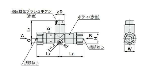 KEC Series dimensional drawing