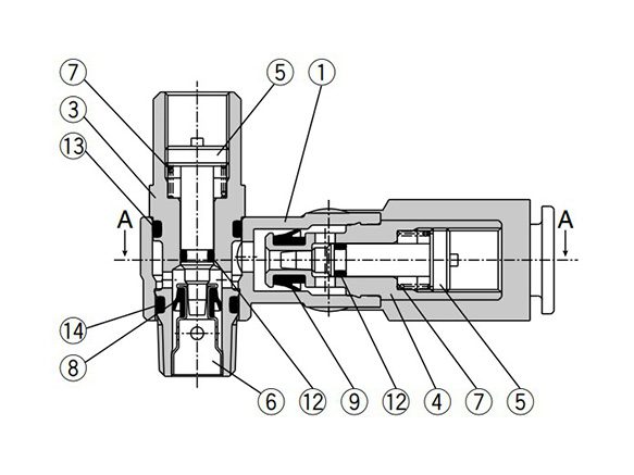 ASD330F/ASD430F/ASD530F/ASD630F structure drawing 2