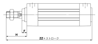 2-color display type, digital flow switch, PF2M7 series, drawing 1