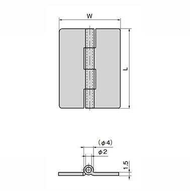 BP-106-A dimensional drawing