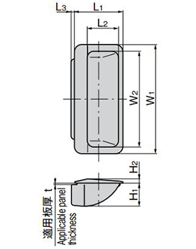 AP-197 series dimensional drawing