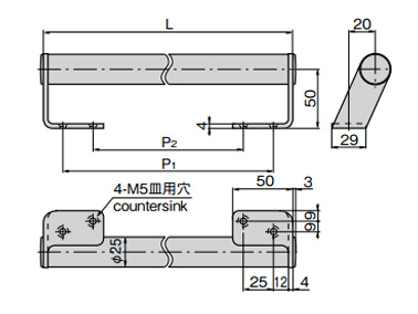 A-236 series dimensional drawing