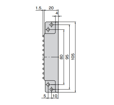 C-158-1 dimensional drawing