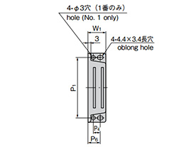 C-161 series dimensional drawing