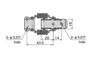 Stainless Steel Catch Clip With Lock C 1007 12 Takigen Misumi South East Asia