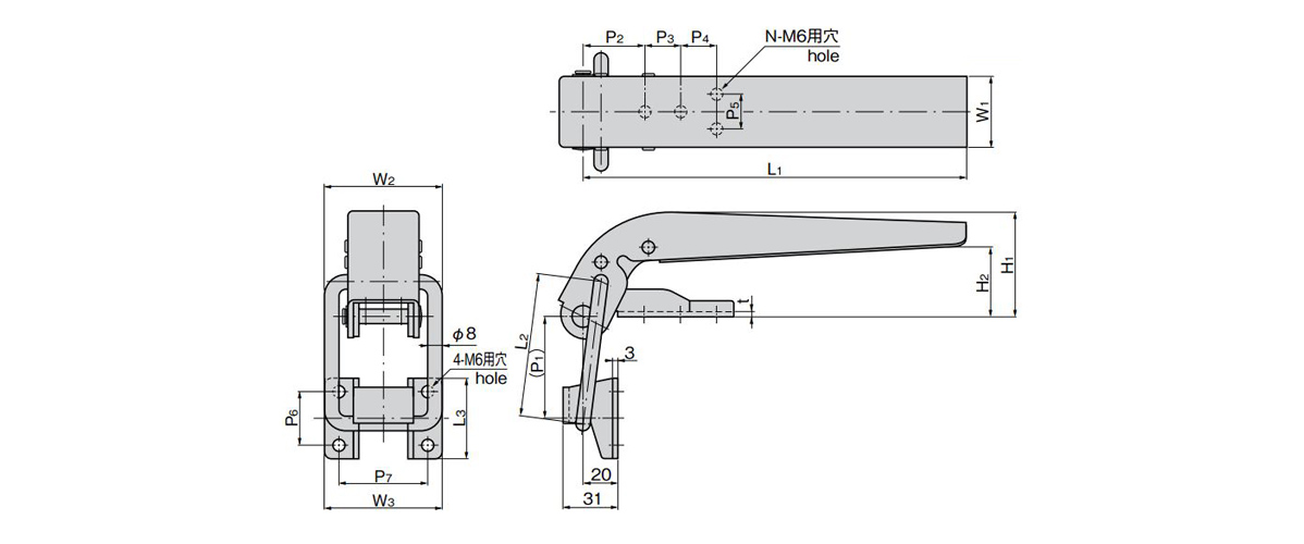 Large Catch Clip C-367-B: related images