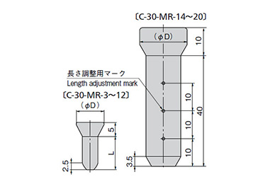 C-30-MR-14 to 20 dimensional drawing