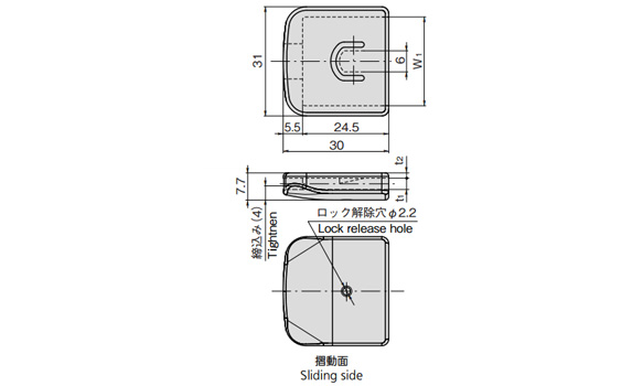 AC-25-E-C dimensional drawing