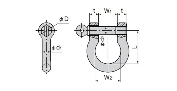 B-1111 series dimensional drawing