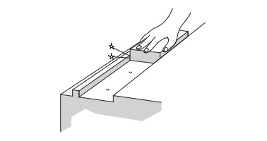 Fig. 6 Checking the mounting surface