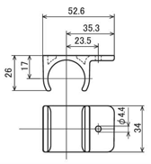 CREFORM Parts, Mounting Parts / Plastic Joint J-113B drawing