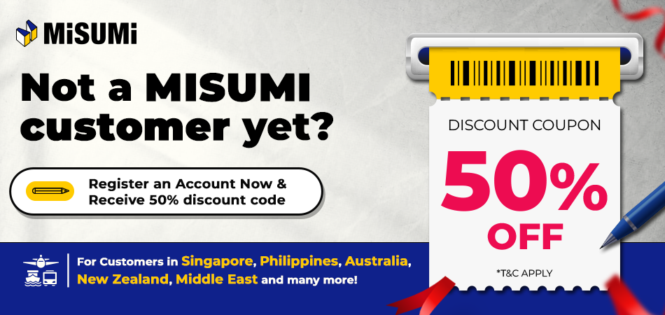 Register an Account Now & Receive 50% discount code for your first order