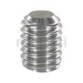 Hex Socket Set Screws - Flat End, Stainless Steel, Box / Single Item[RoHS Compliant]