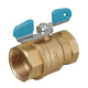 Brass-Made Threaded 600 Type Ball Valve for General Use