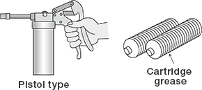 Pistol type Cartridge grease
